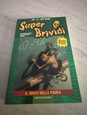Libro Piccoli Brividi Super Brividi Il Gioco della Paura R.L Stine n.12 adesivi