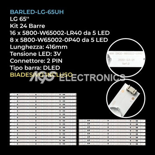 Kit barre strip led lg - kit,