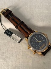 Pulsar Quartz Chrono ana digi Ref. V041 9120 cassa acciaio oro anni 90 tag NOS