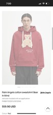 Palm Angels Red ‘Bear In