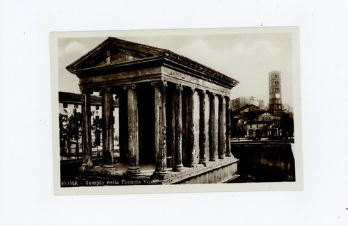Cartolina roma tempio - -,