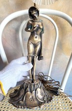 Abat jour,firma: Moreau, lampada in bronzo ,luce antica