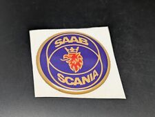 SAAB SCANIA 50MM LOGO ADESIVO 3D SIGLA EMBLEMA FREGIO STEMMA SCRITTA BADGE TARGA