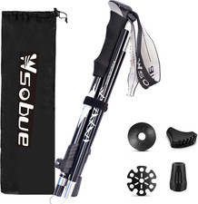 Bastoncini Da Trekking,Bastoncino Da Trekking Pieghevoli 5 Senzioni in Alluminio