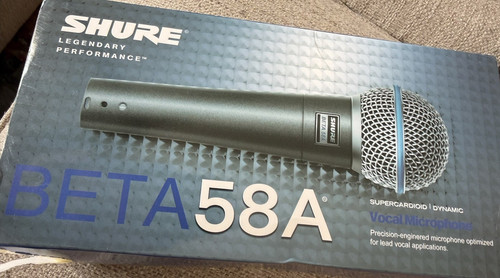 Shure beta 58a microfono - shure,