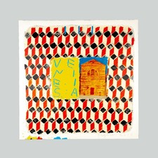 Joe TILSON - "San Pantalon", 2012 - Tecnica mista e carborundum, 100 x 100 cm