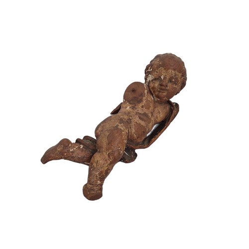 Sculpture putto legno - putto,