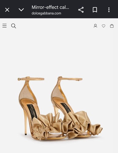 Dolce gabbana tacco oro - tacco,