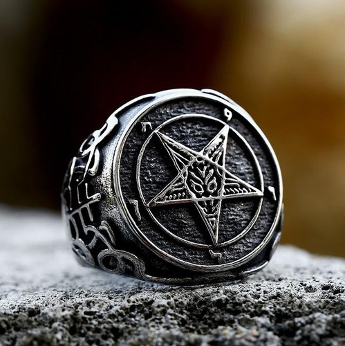 Pentagramma anelli capra - pentagramma,