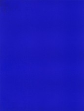 Yves Klein: IKB 191 22x30