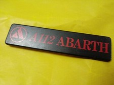 Autobianchi A112 ABARTH fregio