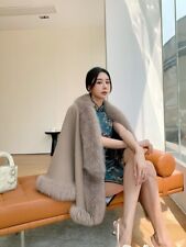 Poncho scialle donna lana