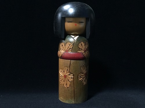N0788 bambola kokeshi - bambola,