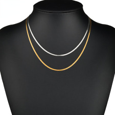 Catenina collana catena in acciaio inossidabile girocollo catena uomo donna