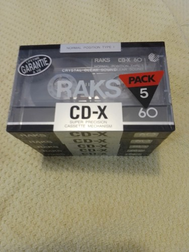 Audiocassette nuove raks x - audiocassette,