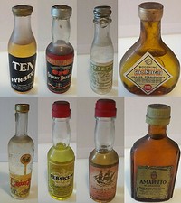 8 mignon liquori vintage da