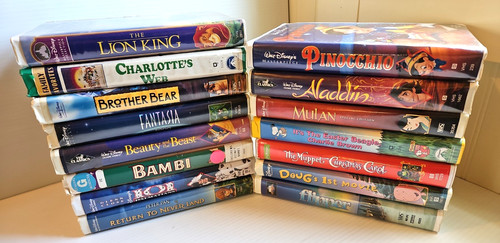 Vintage kids vhs lot - kids,