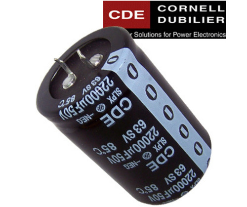 Cornell dubilier slpx 22000uf - cornell,