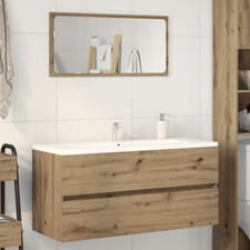 vidaXL Mobile Lavabo Rovere