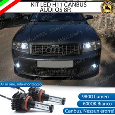 KIT FULL LED LAMPADE H11 6000K 9800 LM CANBUS FENDINEBBIA AUDI A4 B6