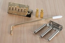 PONTE STRATOCASTER SB105 A 2 PERNI, SELLETTE A RULLI, DORATO