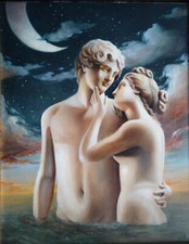 Quadro Dipinto Olio su Tela