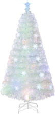 Albero Di Natale Pre-Illuminato in Fibra Ottica 120/150/180/210 Cm, Albero Di Na