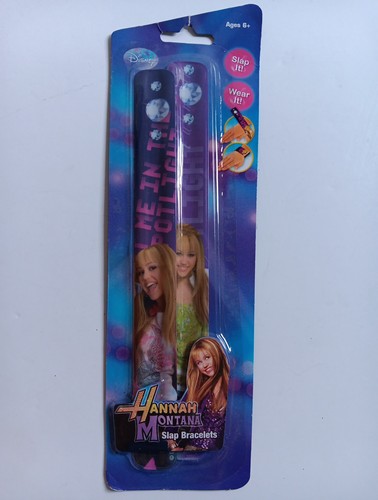 Hannah montana slap bracelets - hannah,