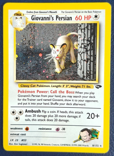 Pokemon giovanni persian - pokemon,