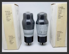 2 X NOS Mazda 6P25 CV1853 EL33 KT61 Tubi Aspirazione Pentodo Potenza Fascio Forte