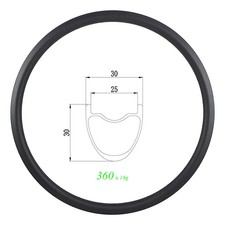 Cerchio carbonio bici da