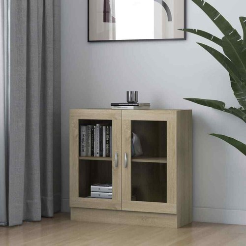 Vidaxl vetrina rovere sonoma - vidaxl,