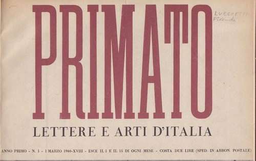 Primato lettere arti - lettere,