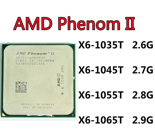 Cpu amd phenom 1035t - ii, x6-1035t