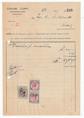 Fattura borgosesia - fattura,