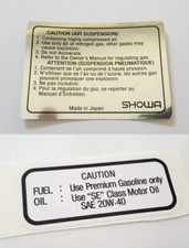 Kit adesivi Yamaha tt 600 36a 59x 83 92 xt stickers showa battery suspension oil