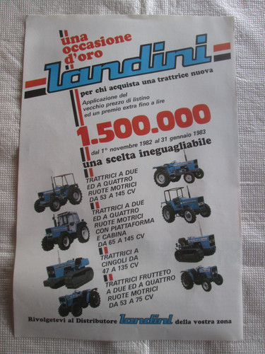 Landini trattori pubblicita - landini,