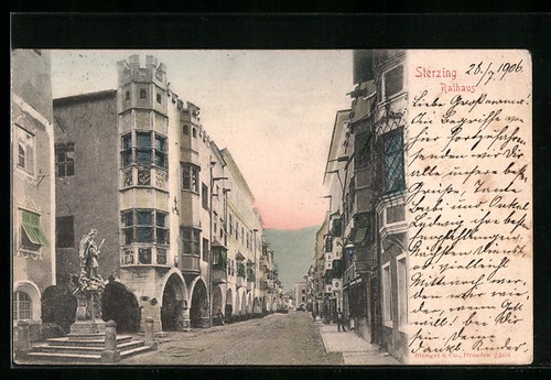 Cartolina vipiteno vista - cartolina,