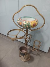 Portavaso Vintage in Ottone e