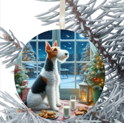 Fox terrier dog - terrier, bauble