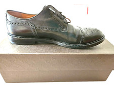 SCARPE UOMO " GUCCI "DERBY MADE IN ITALY - NERE - TAGLIA  10 1/2 - USATE