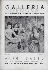 Aligi Sassu in una mostra nelle nostre sale dal 1° al 15 febbraio 1941 - XIX. Ga