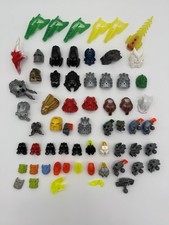 LEGO Bionicle ENORME lotto di maschere, teste, volti - 60 pezzi Hero Factory