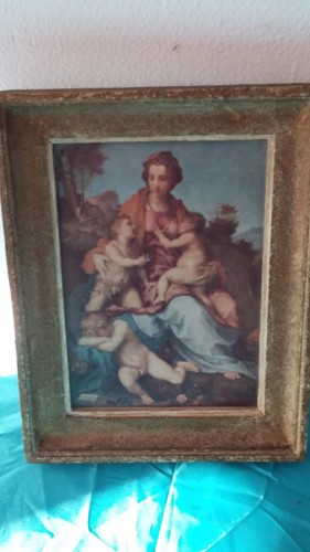 Ancienne gravure polychrome - gravure, la