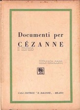 CEZANNE P. - Documenti per