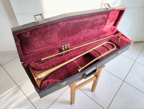 Trombone vintage anborg como - trombone, 3