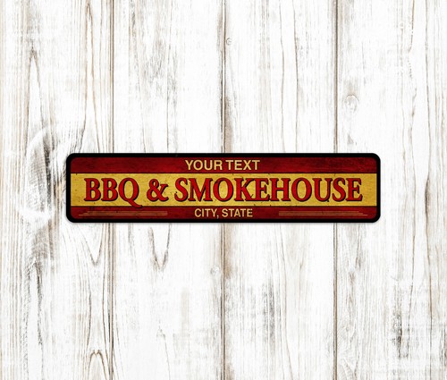 Insegna bbq personalizzata - insegna,