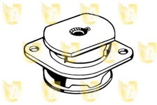 Sospensione, Motore posteriore UNIGOM 395133 compatibile con FIAT INNOCENTI