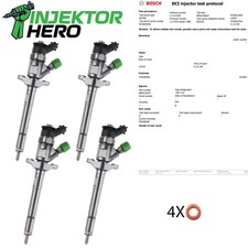 4x 0445110353 Iniettore