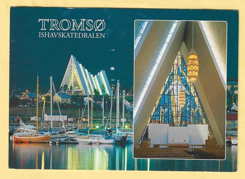 Cartolina norvegia tromso - -,